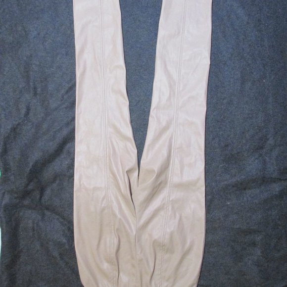 NWT Jason Wu tan vegan leather skinny pants size XS - Picture 9 of 15